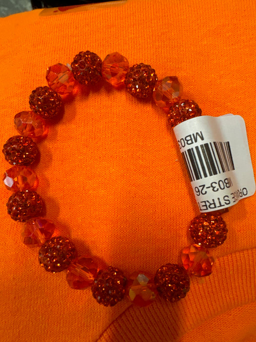 ORANGE STRETCH BRACELET