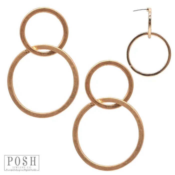 DOUBLE CIRCLE EARRING