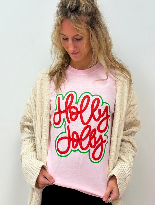 HOLLY JOLLY PUFF CHRISTMAS SHIRT