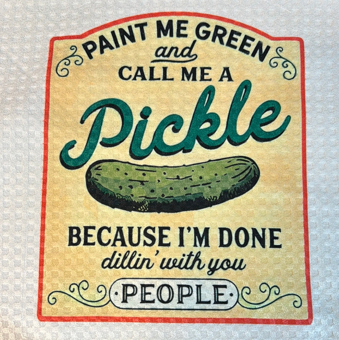 Pickle Tea Towel