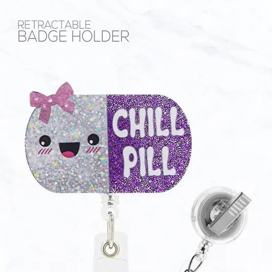 Bandage Design Retractable Badge Holder