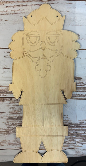 Nutcracker Door Hanger (unpainted}