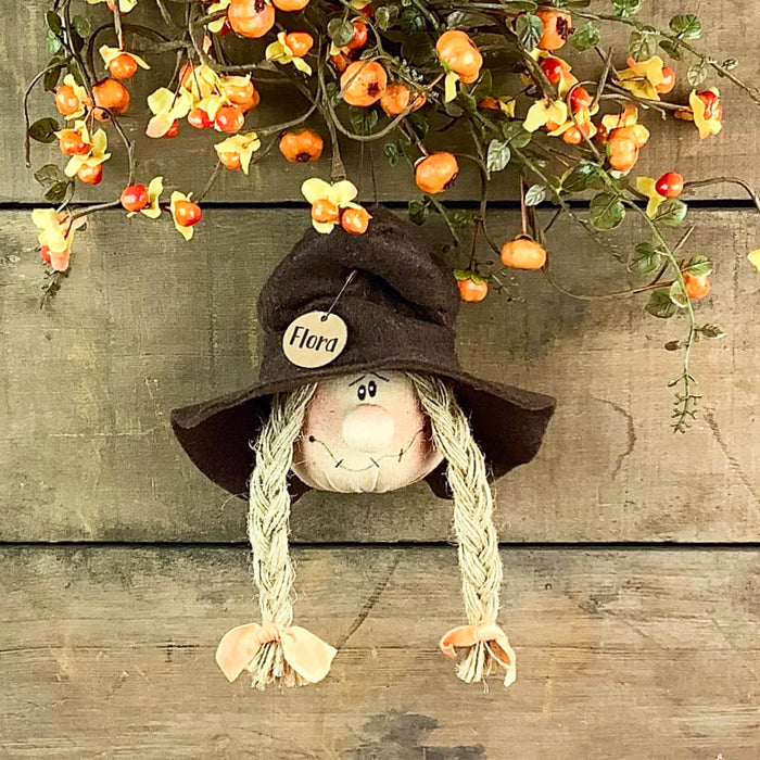 Flora the Groovy Scarecrow Ornament