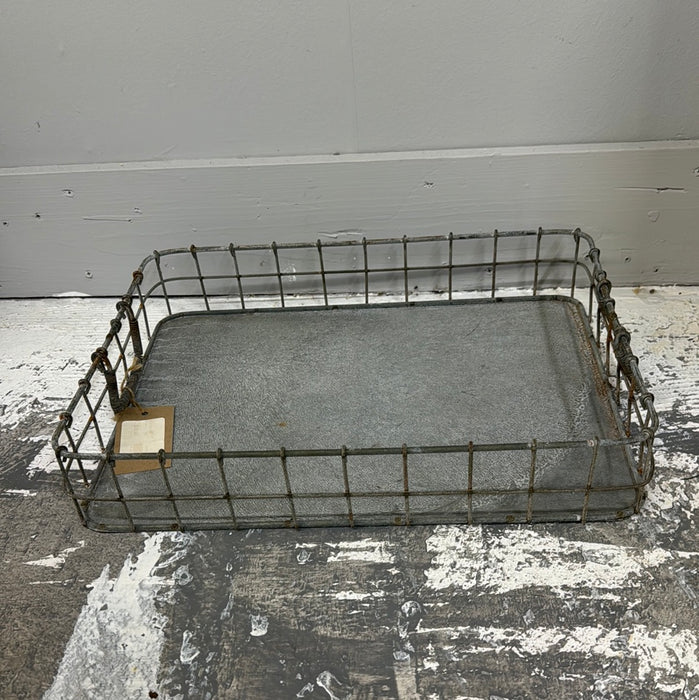 Large Galvanized Wire Tray