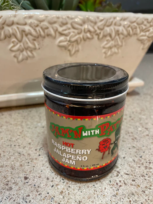 RASPBERRY JALAPENO JAM-MILD