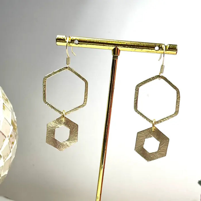 Thick Hex Earrings