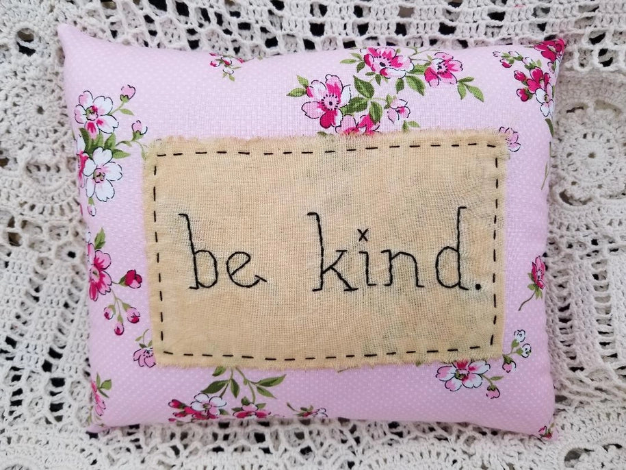 Be Kind Handmade Pillow