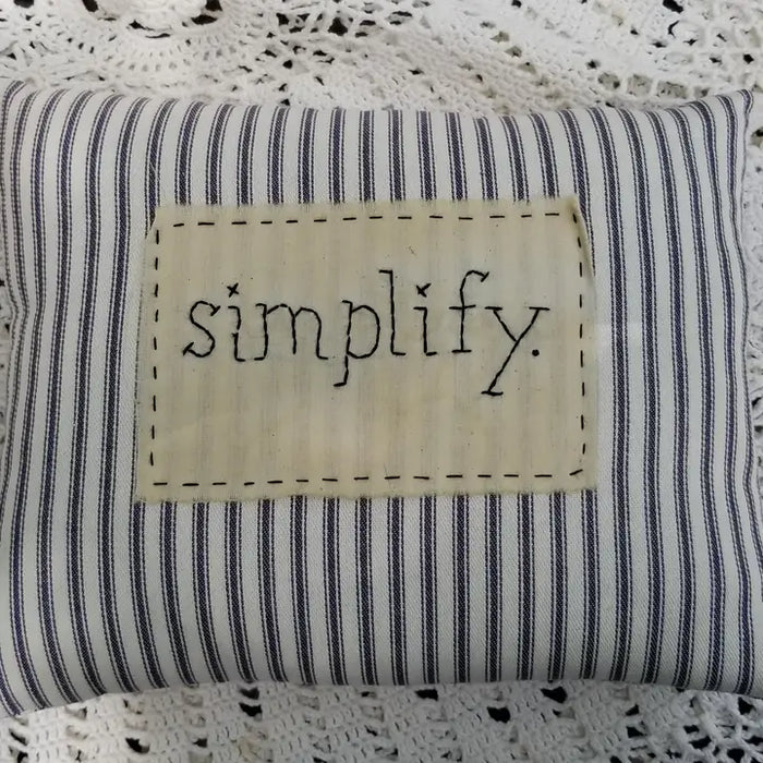 Simplify Handmade Pillow