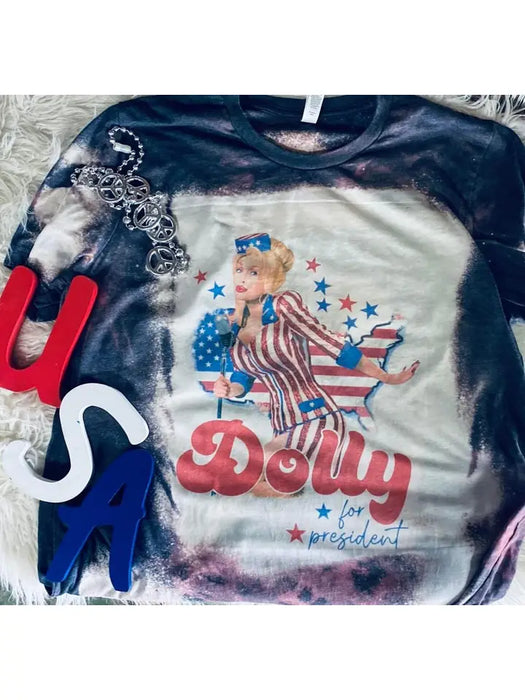 DOLLY FOR PRESIDENT TSHIRT