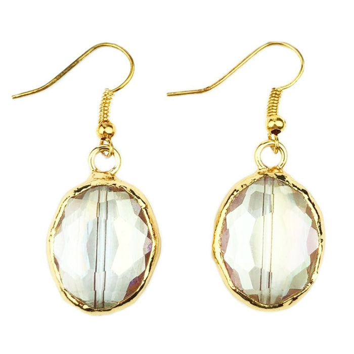 Gold Crystal Earrings