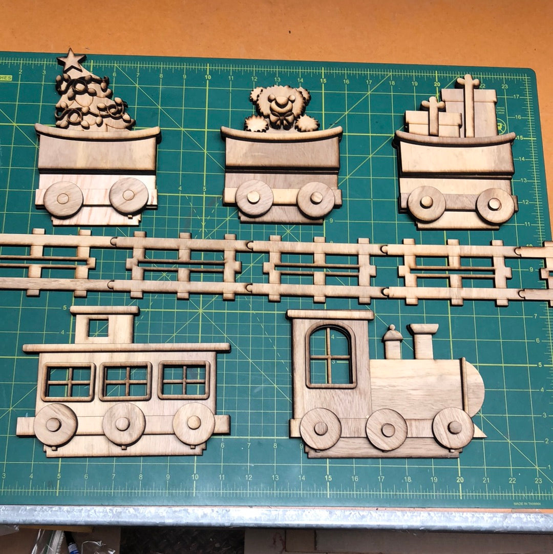 Christmas Train Storage Box - Relic Wood