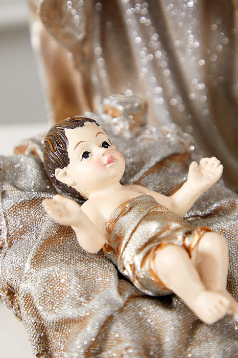 7-16" Resin Renaissance Holy Family & 3 Wise men