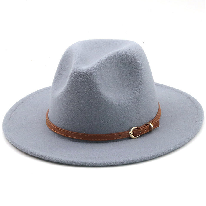 UNISEX FEDORA HAT GRAY