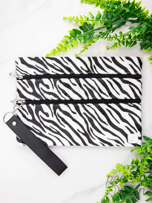 FOREVER IN STRIPES DOUBLE ZIPPER VERSI BAG